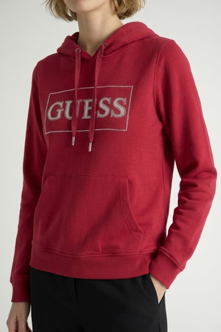 Sweat com capuz Alice - Vermelho