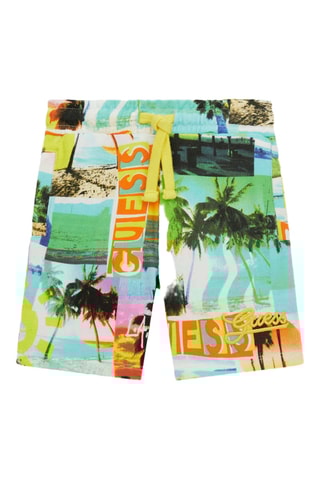 Short de bain - Vert clair et anthracite