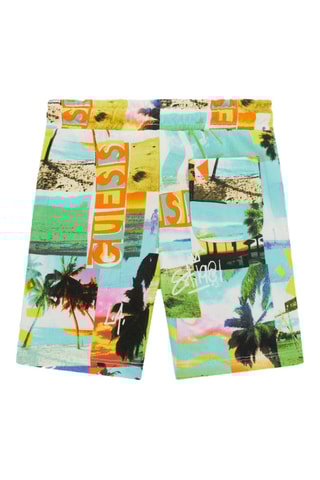 Short de bain - Vert clair et anthracite