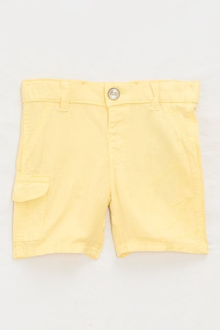 Short en lin - Jaune