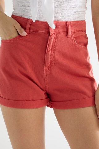 Short Mom - Rojo teja