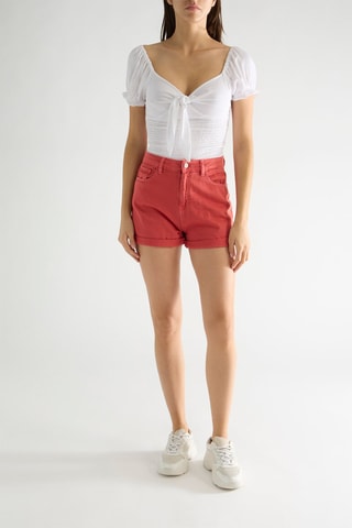 Short Mom - Rojo teja