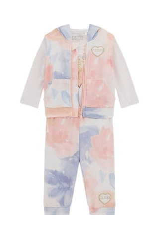 Ensemble 3 pièces - Blanc et rose