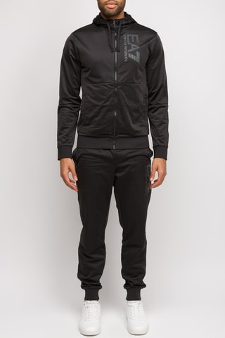 Sudadera con capucha y jogging - Negro