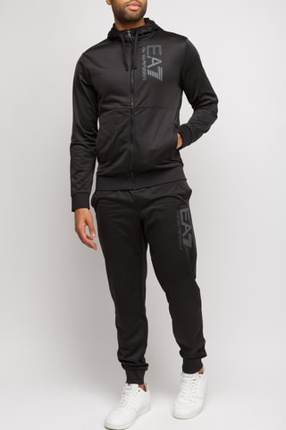 Sudadera con capucha y jogging - Negro