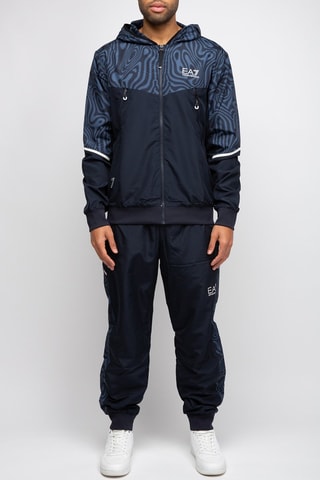 Chaqueta con capucha y pantalón - Azul