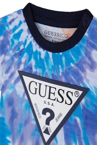 T-shirt tie and dye et short - Bleu nuit