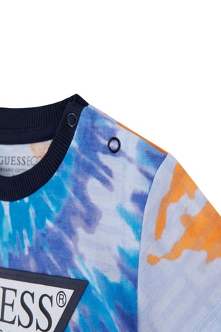 T-shirt tie and dye et short - Bleu nuit