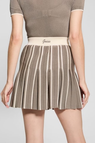 Saia plissada Traditional - Caqui