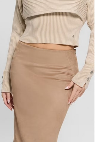 Falda larga Tarquinia - Marrón