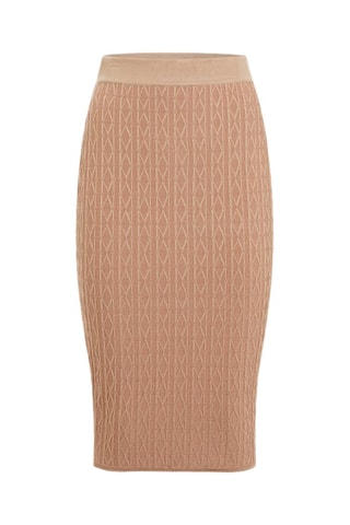 Falda de tubo - Beige