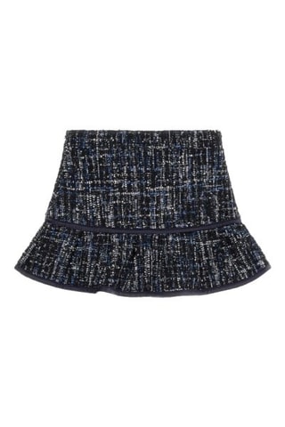 Jupe en tweed - Bleu marine