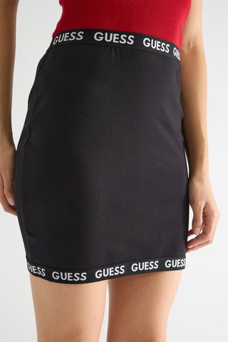 Falda recta Tamika - Negro