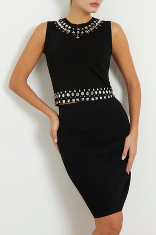 Falda de tubo - Negro