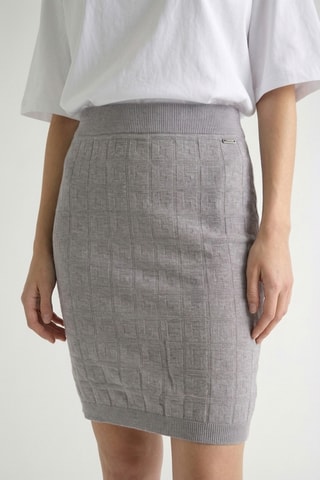 Minifalda Lianna - Gris oscuro