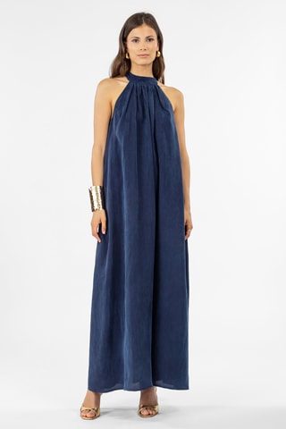 Lange Jurk Lexie - Blauw