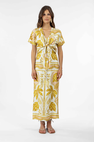 Lange Jurk Joy - Bruin