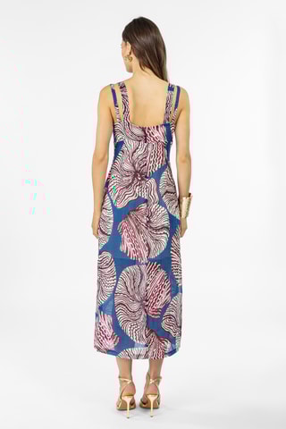 Rechte Ramie Jurk Blair - Bruin