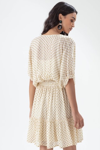 Korte Jurk - Zwart en beige