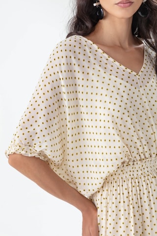 Korte Jurk - Zwart en beige