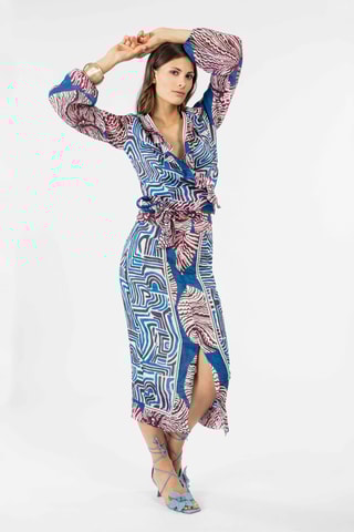 Ramie Wikkeljurk Harper - Roze