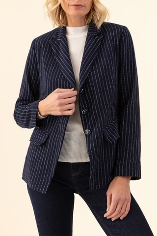 Veste Aston - Blanc et bleu