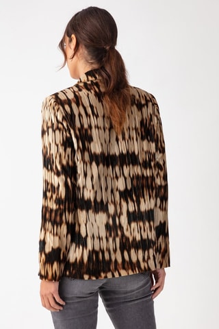 Veste - Noir, beige et marron