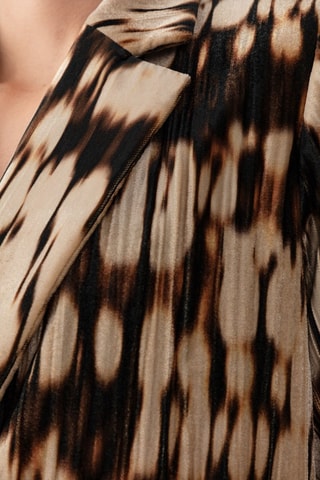 Veste - Noir, beige et marron