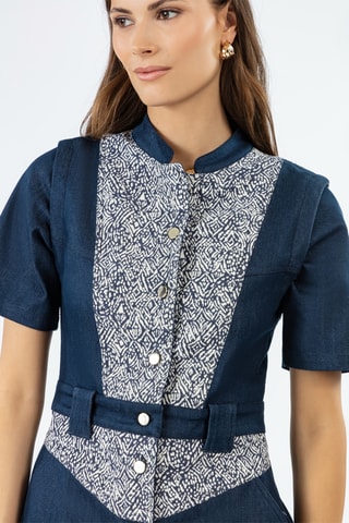 Blousejurk Kristen - Blauw