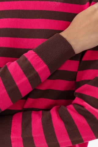 Pull - Marron et rose