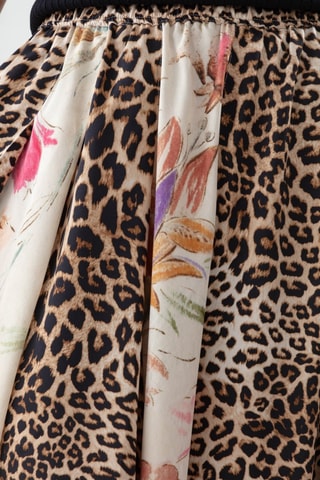 Rok - Beige en bruin