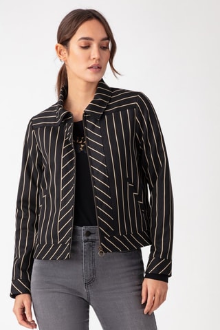 Veste - Noir et beige