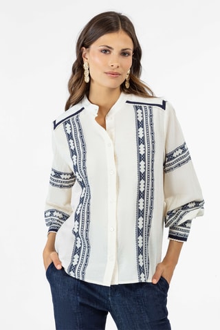 Blouse Coleen - Marron