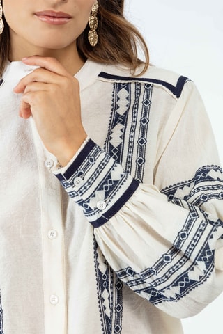 Blouse Coleen - Marron