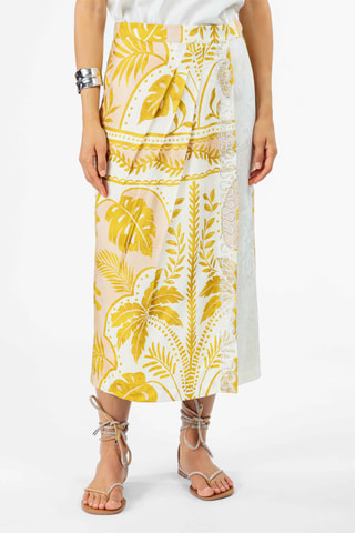 Midi Wikkelrok Heaven - Bruin