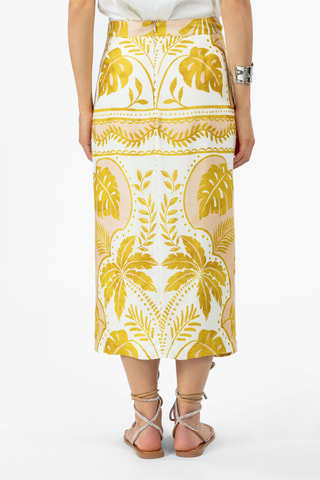 Midi Wikkelrok Heaven - Bruin