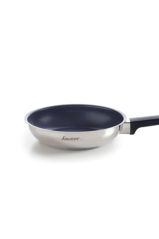 Sartén de acero inoxidable con revestimiento cerámico - 24 cm