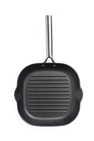 Grill de acero fundido con revestimiento cerámico - 28 cm