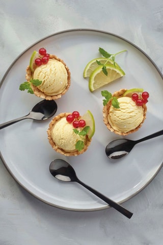 6 colheres de café em aço inoxidável