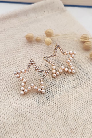 Puces - Plaqué or et zircons