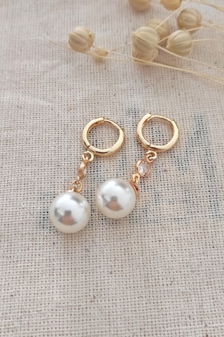 Boucles d’oreilles dorées à l’or fin jaune