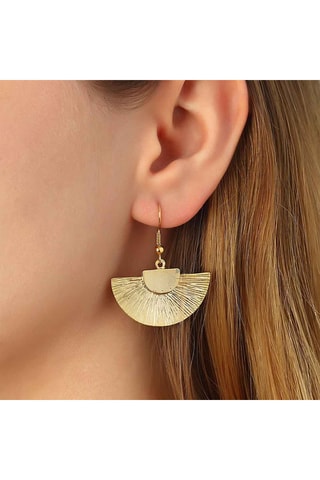 Boucles d'oreilles - Laiton plaqué or