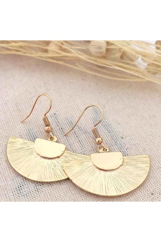 Boucles d'oreilles - Laiton plaqué or