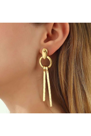 Boucles d'oreilles - Laiton plaqué or