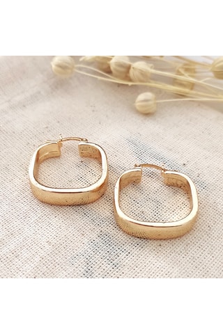 Boucles d'oreilles - Laiton plaqué or