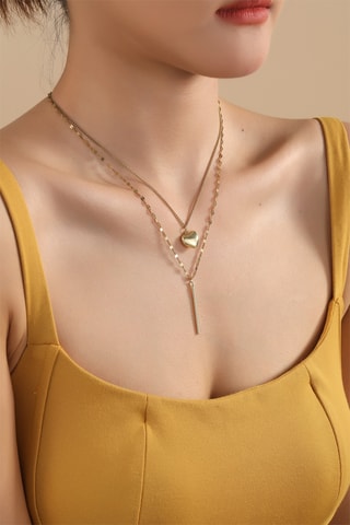 Collier - Plaqué or jaune