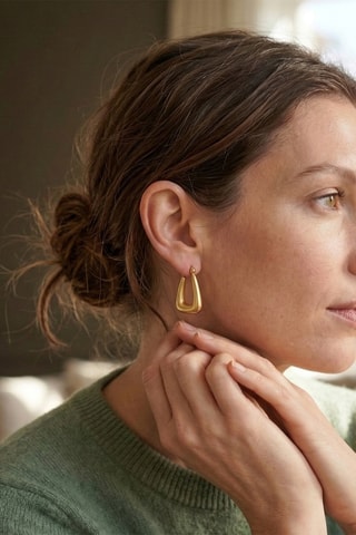 Créoles - Plaqué or jaune