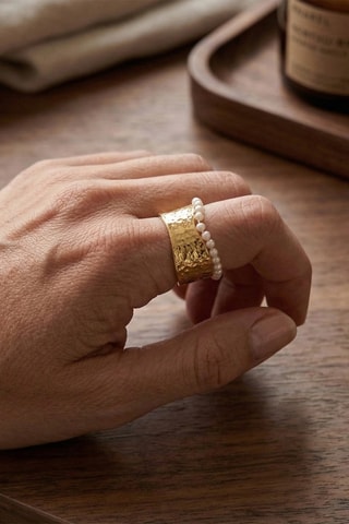 Bague - Plaqué or jaune