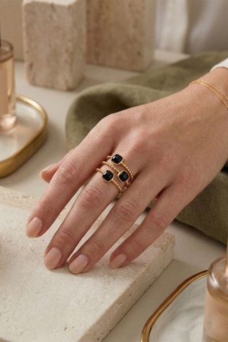 Bague - Plaqué or jaune