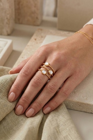 Bague - Plaqué or jaune